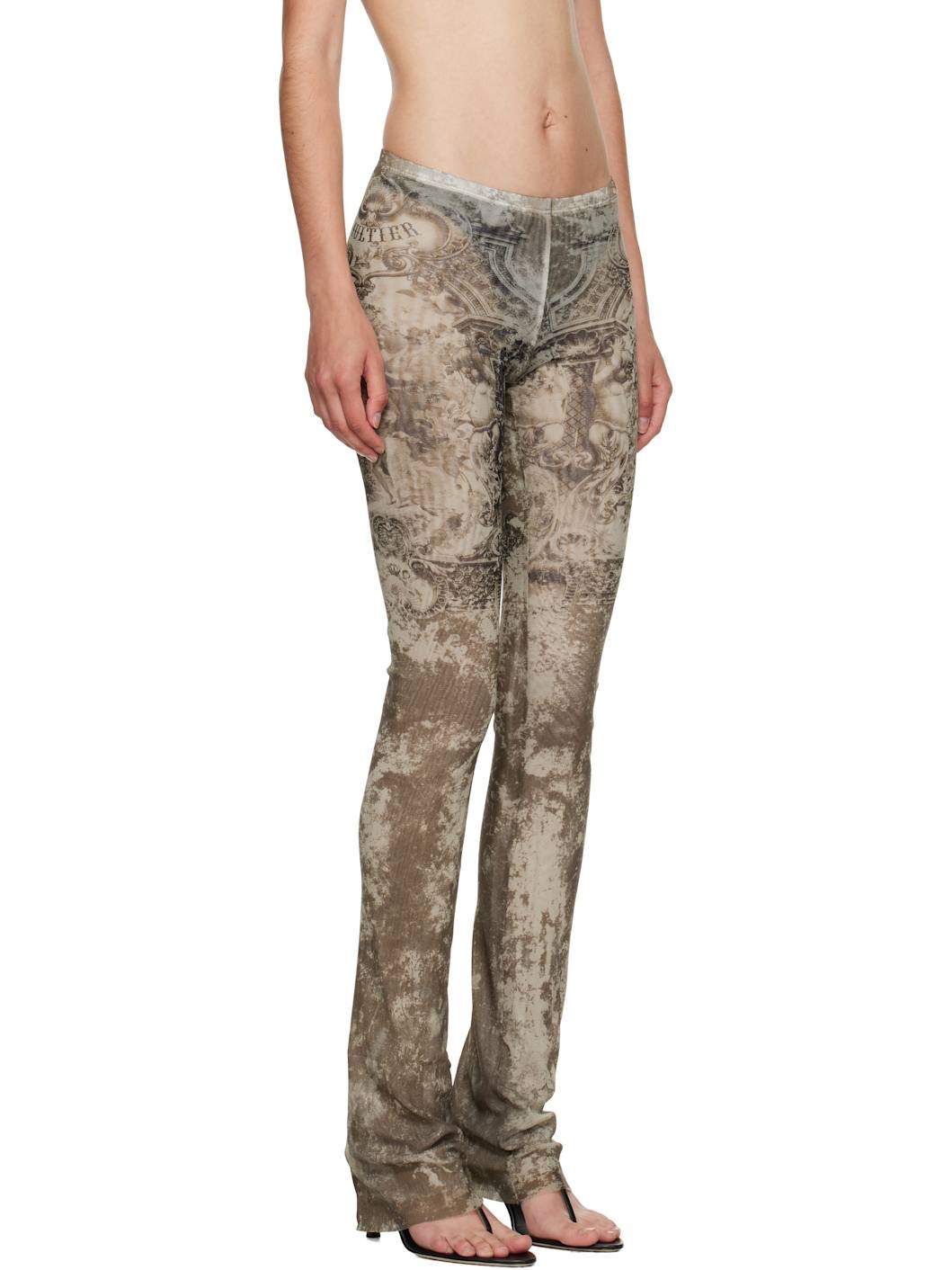 Beige 'The Médaillon' Lounge Pants - 2
