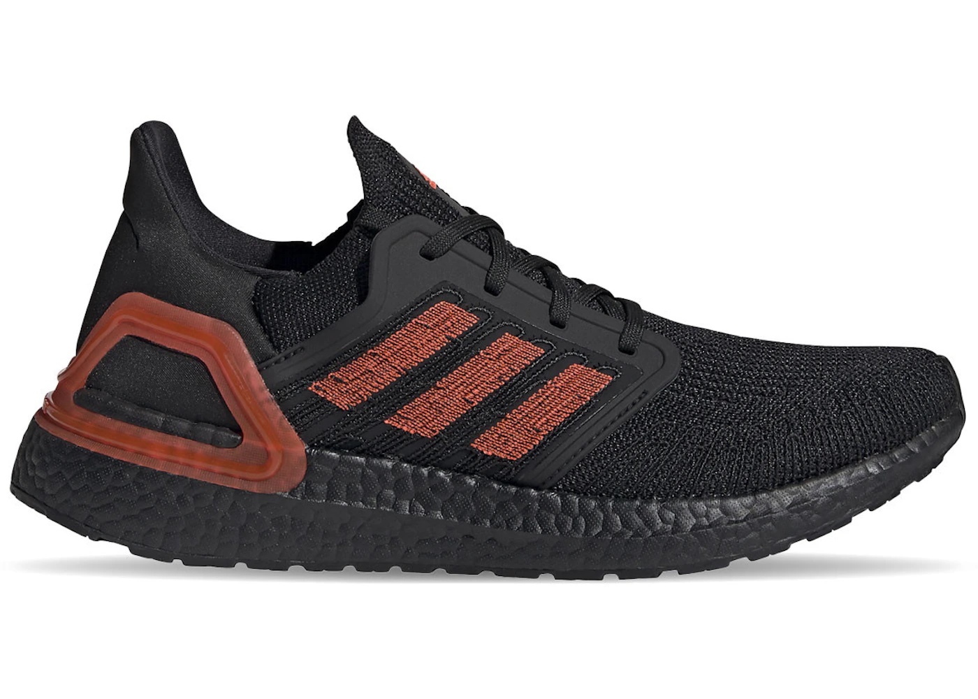 adidas Ultra Boost 20 Black Solar Red - 1