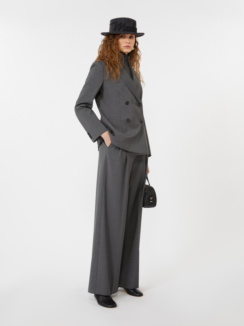 WEEKEND Max Mara ORNATI Double-breasted blazer in wool canvas outlook