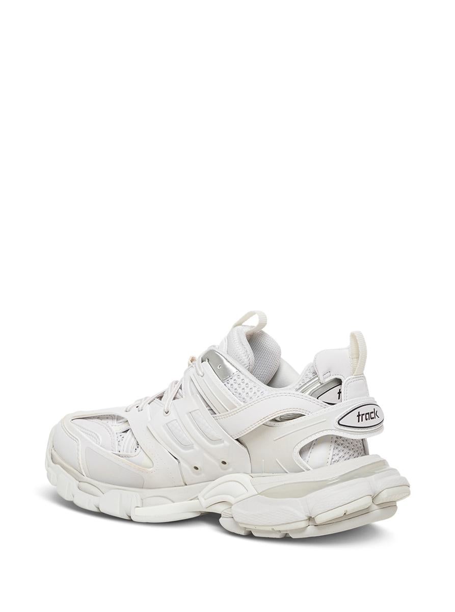 WHITE TRACK MESH AND NYLON SNEAKERS WOMAN BALENCIAGA - 3