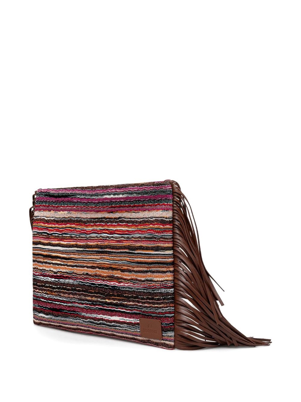fringed clutch bag - 2