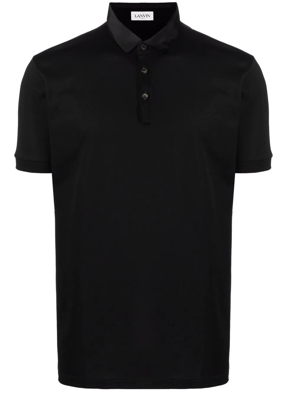 embroidered-logo polo shirt - 1