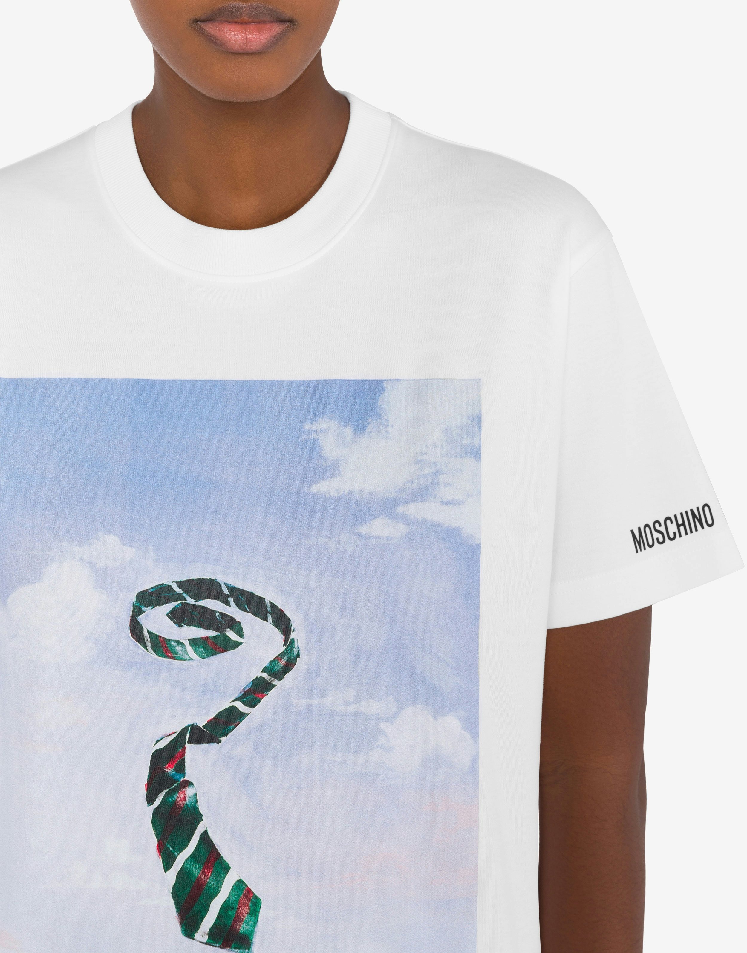 T-SHIRT IN INTERLOCK COTTON CECI N'EST PAS UNE CRAVATTE - 4