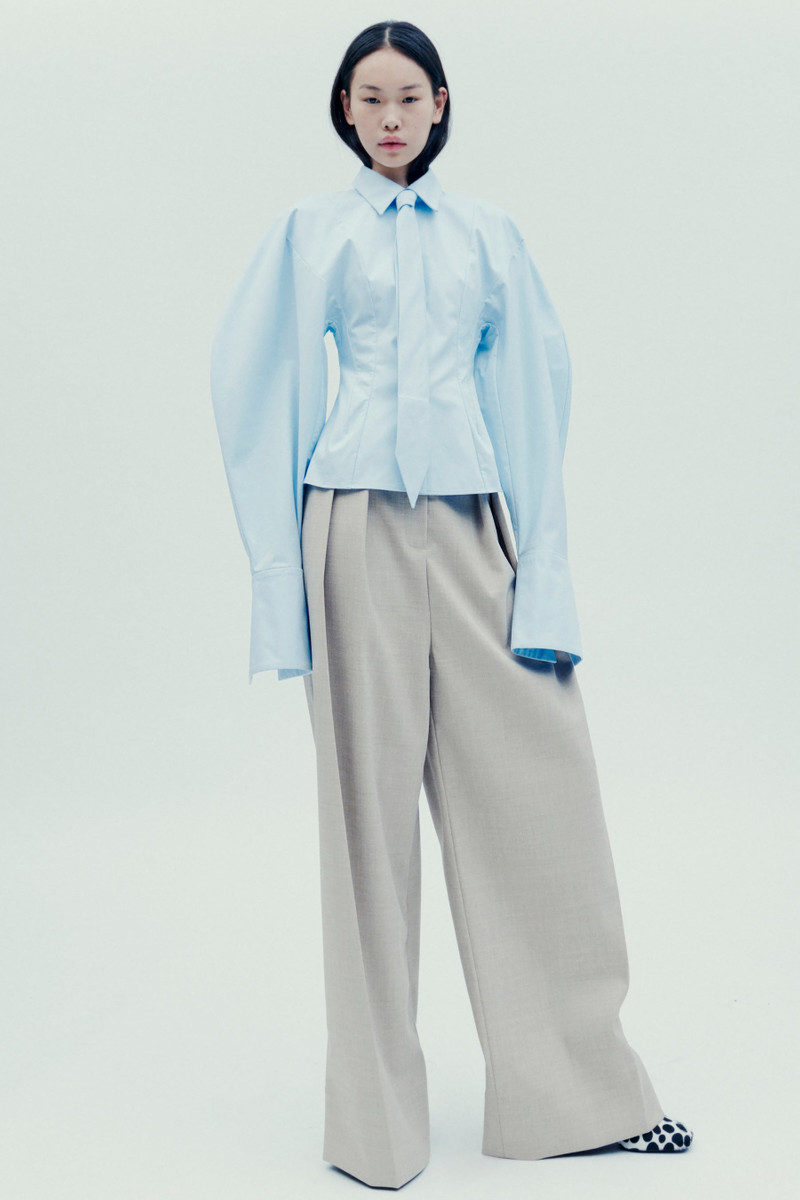 PUFF SLEEVE SHIRT LIGHT BLUE 11