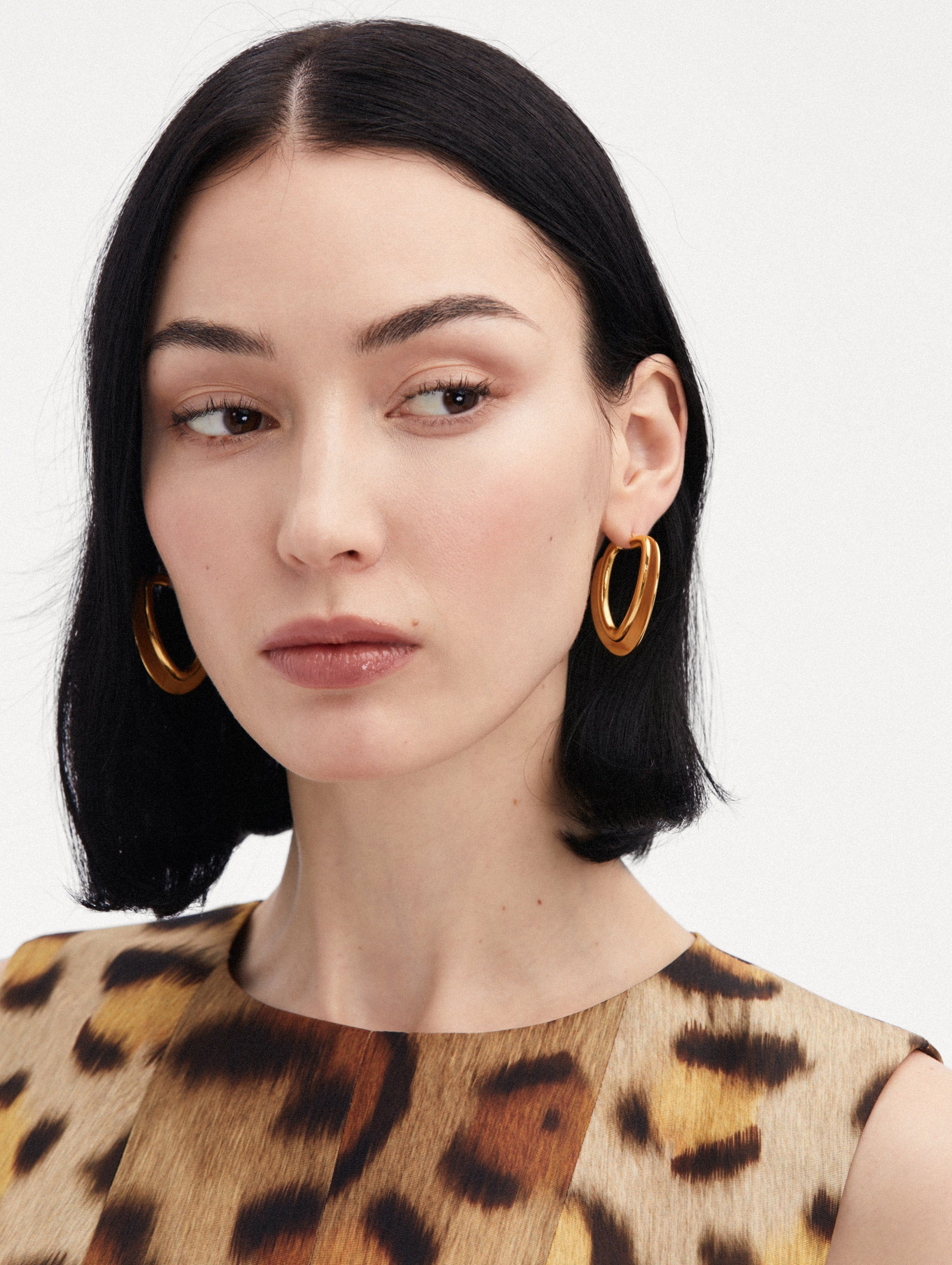 O DISK HOOP EARRINGS - 2