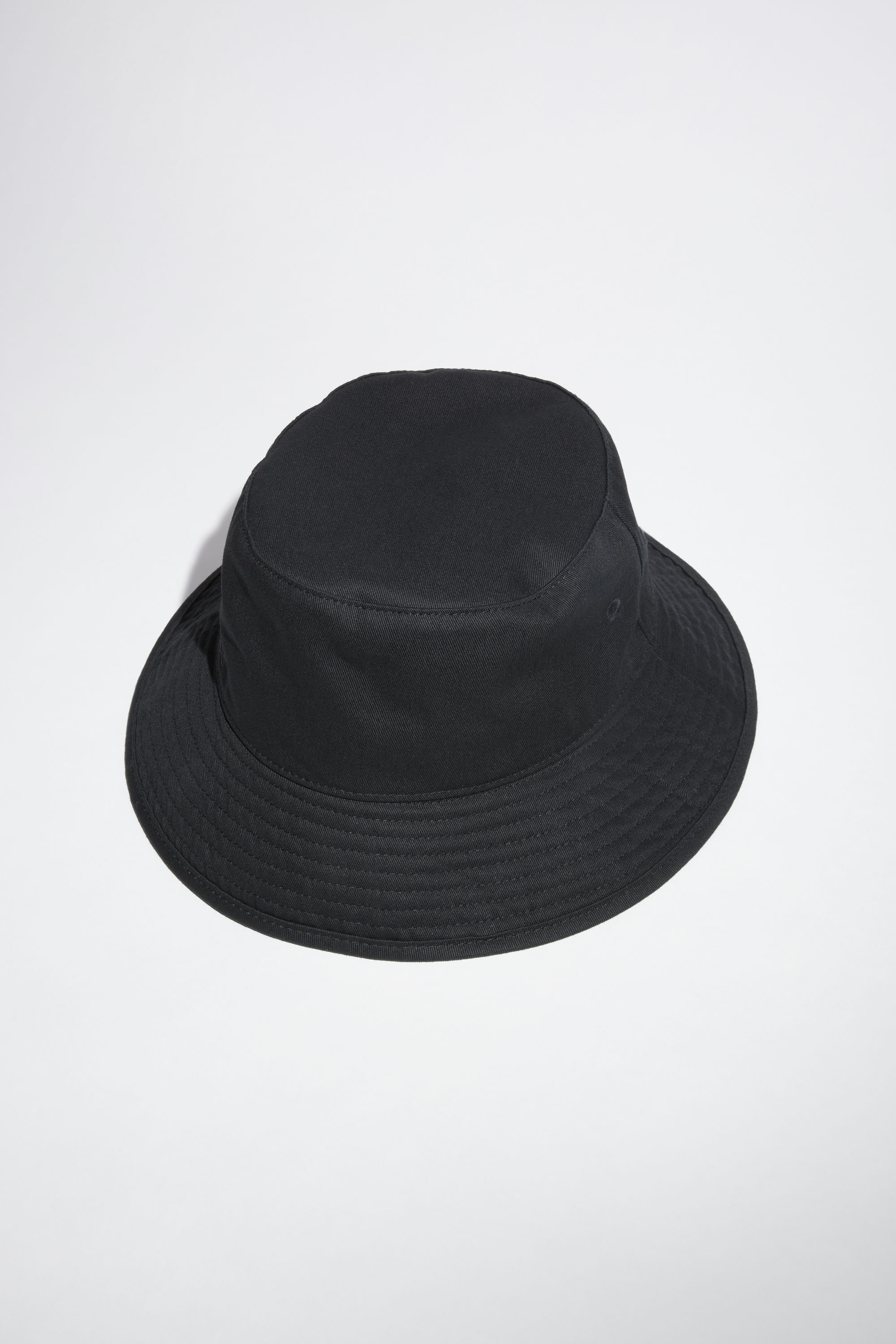 Twill bucket hat - Black - 1