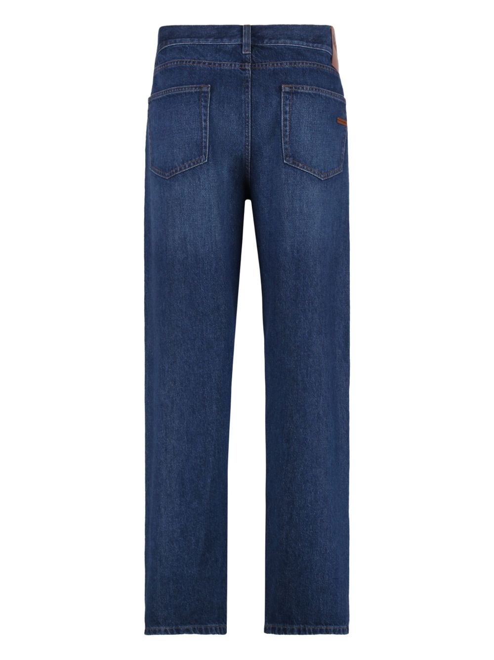 Roccia logo-patch jeans - 2