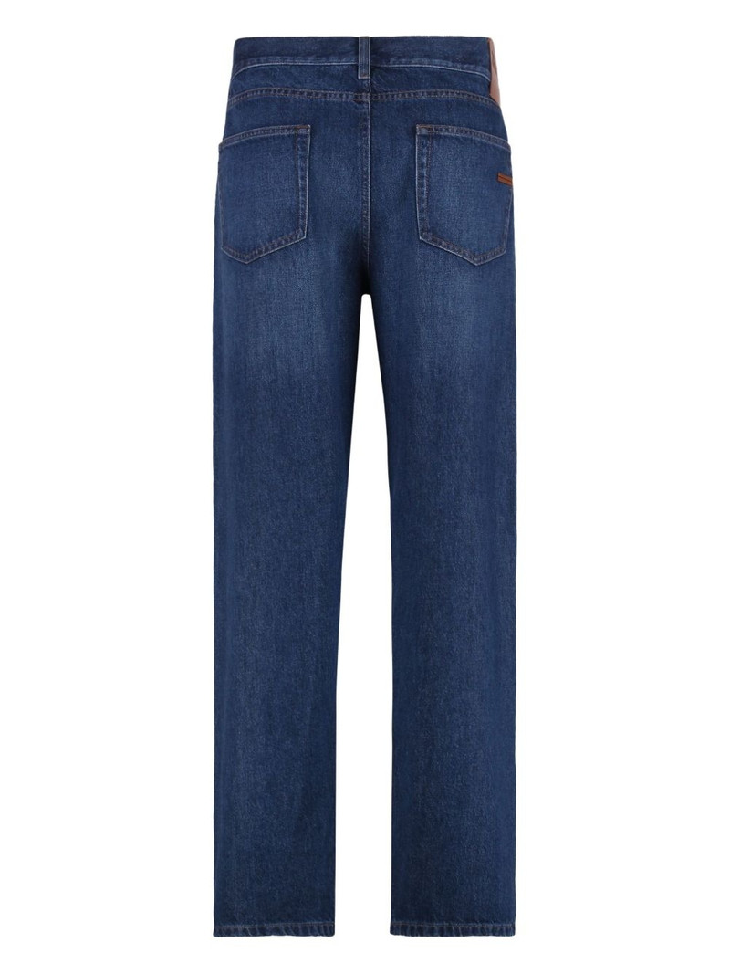ZEGNA Roccia logo-patch jeans outlook