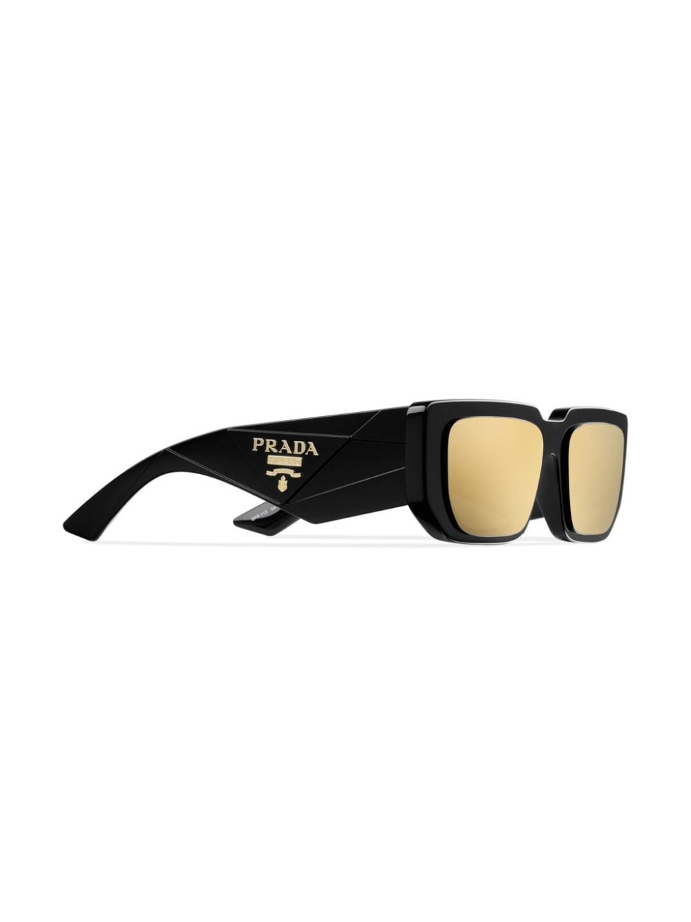 logo-lettering rectangle-frame sunglasses - 2