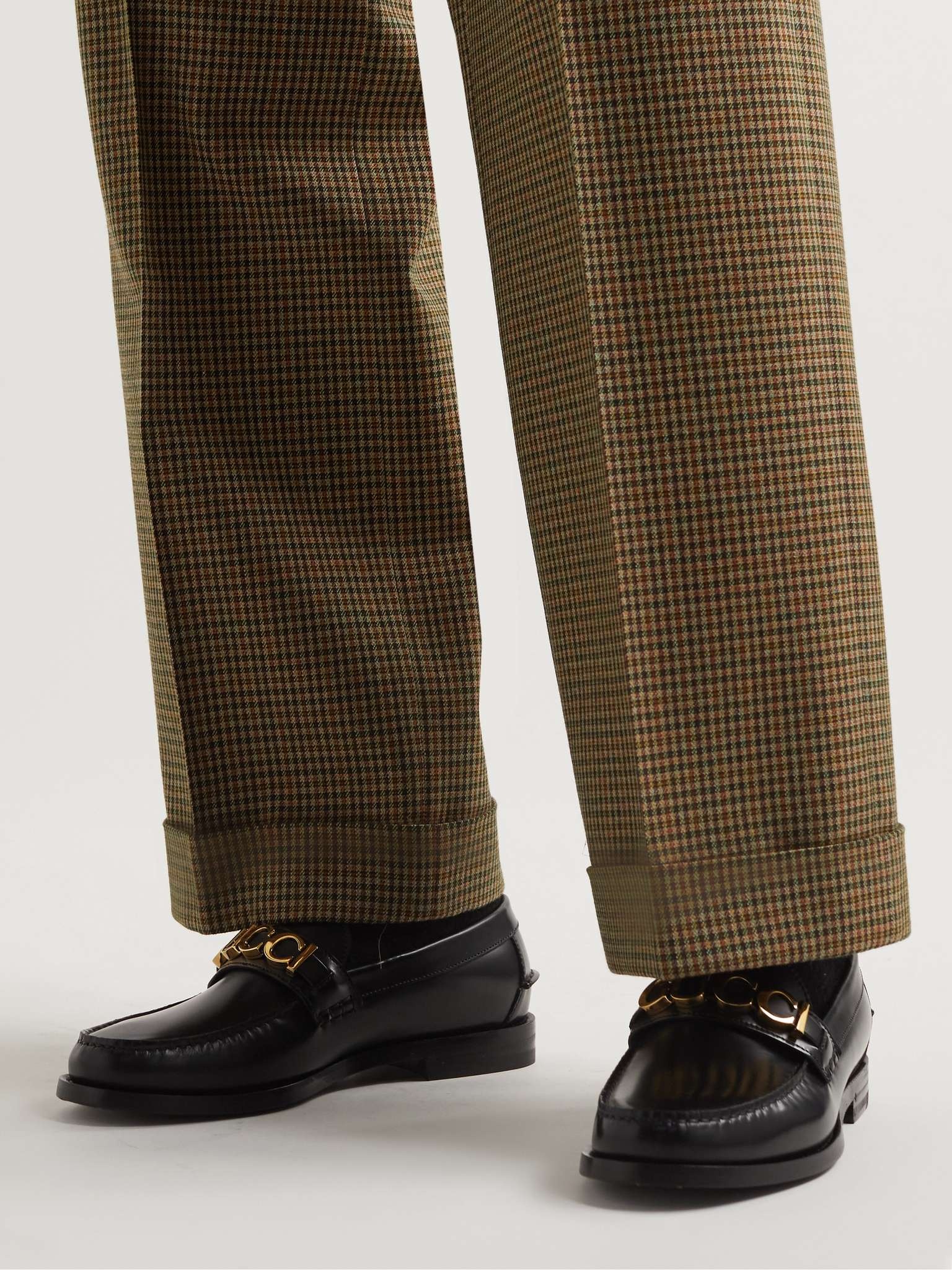 Logo-Embellished Leather Loafers - 3