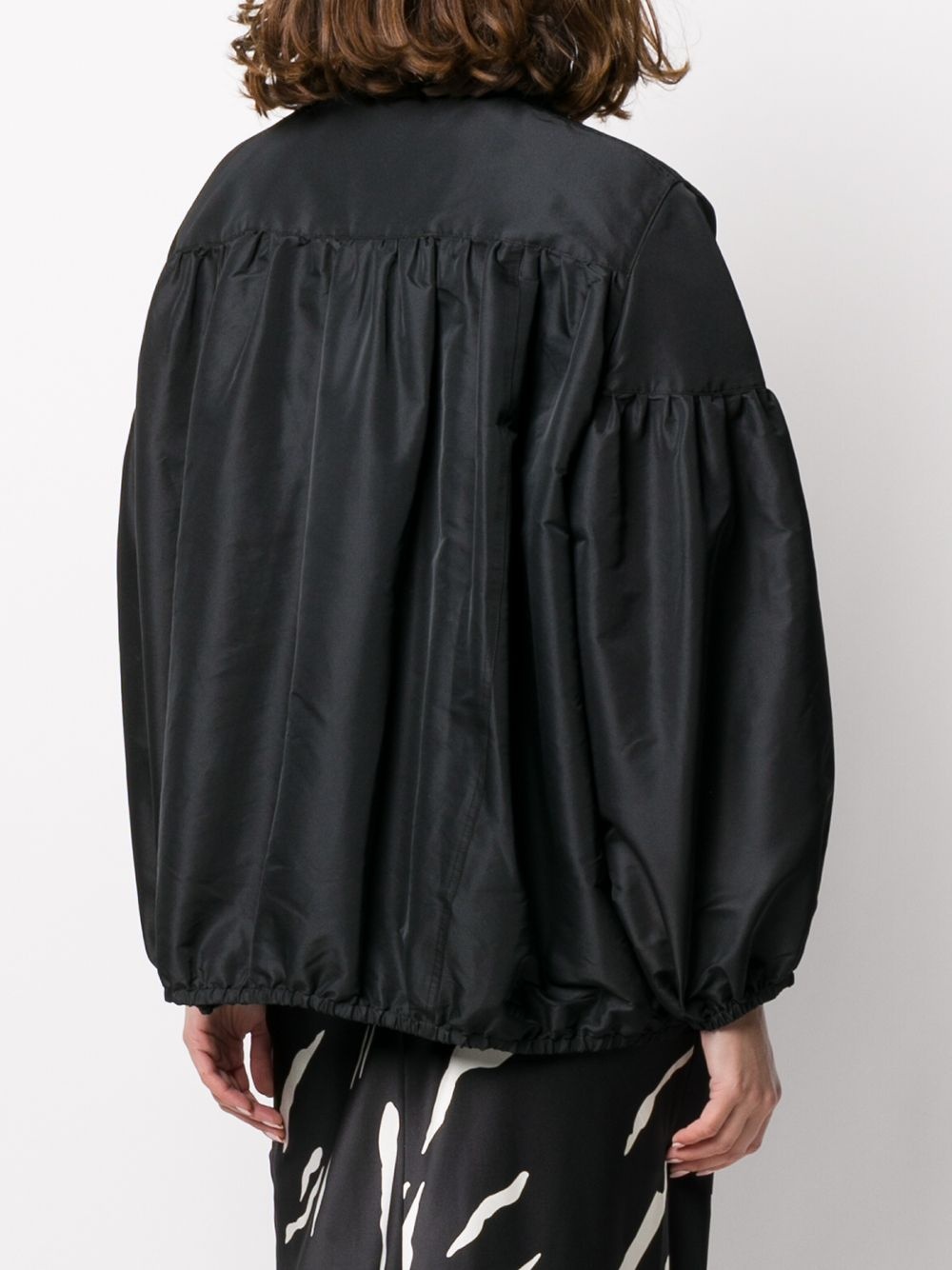 logo print bomber jacket - 4