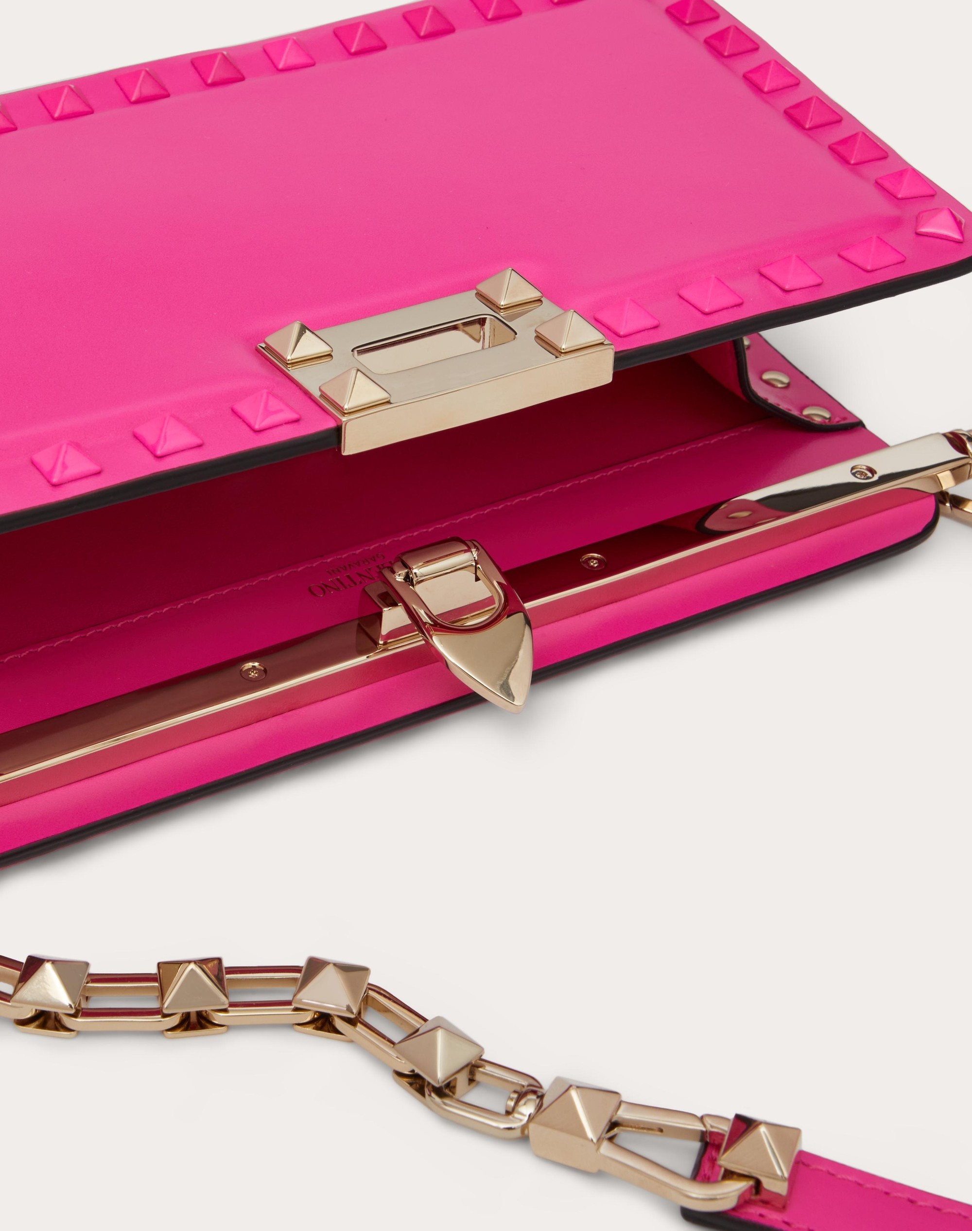 ROCKSTUD CALFSKIN CLUTCH - 7