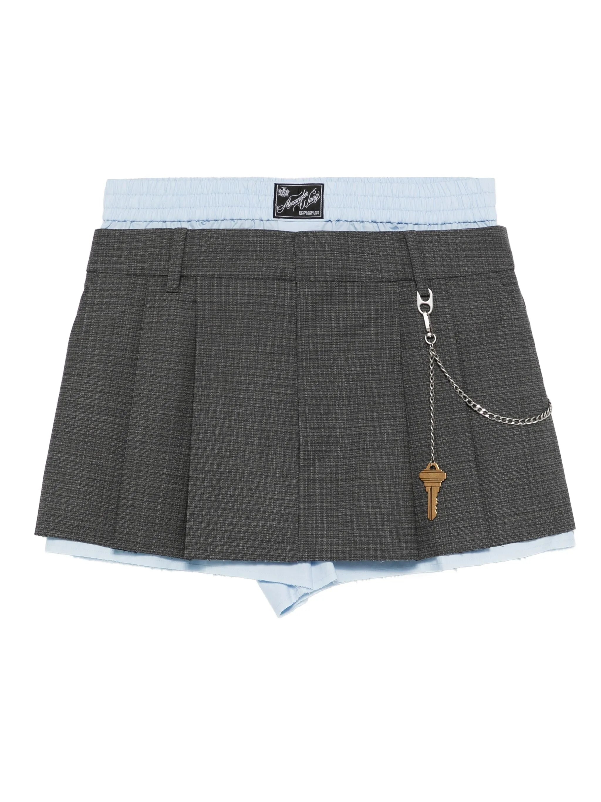 Alexander Wang Pleated Key-chain Shorts - 1