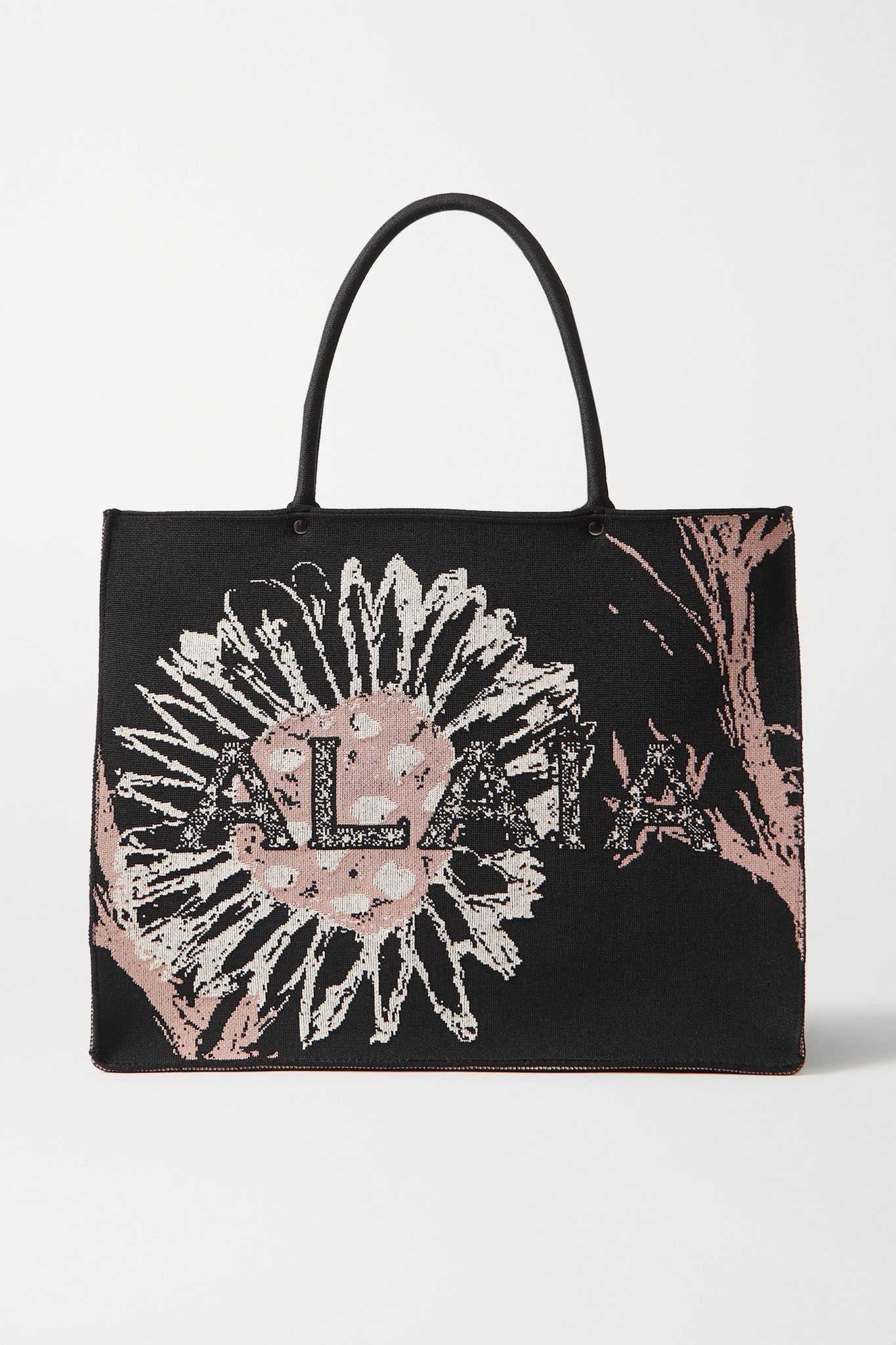 Printed canvas tote - 1