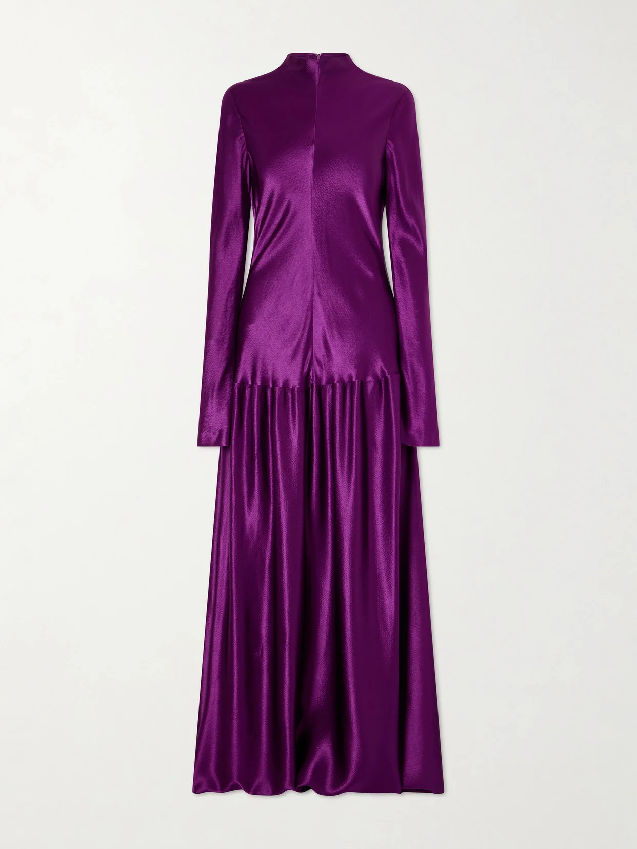 Mila Satin Maxi Dress - 1