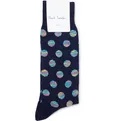 Polka-Dot Mercerised Cotton-Blend Socks - 6