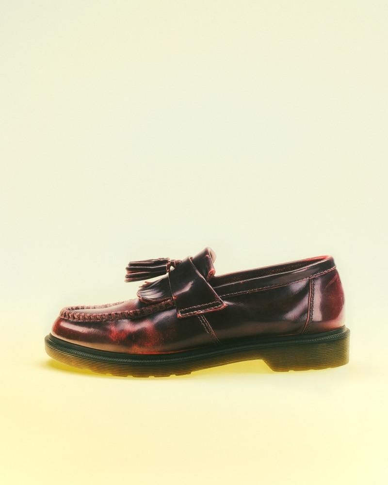 Adrian Arcadia Leather Tassel Loafers - 10