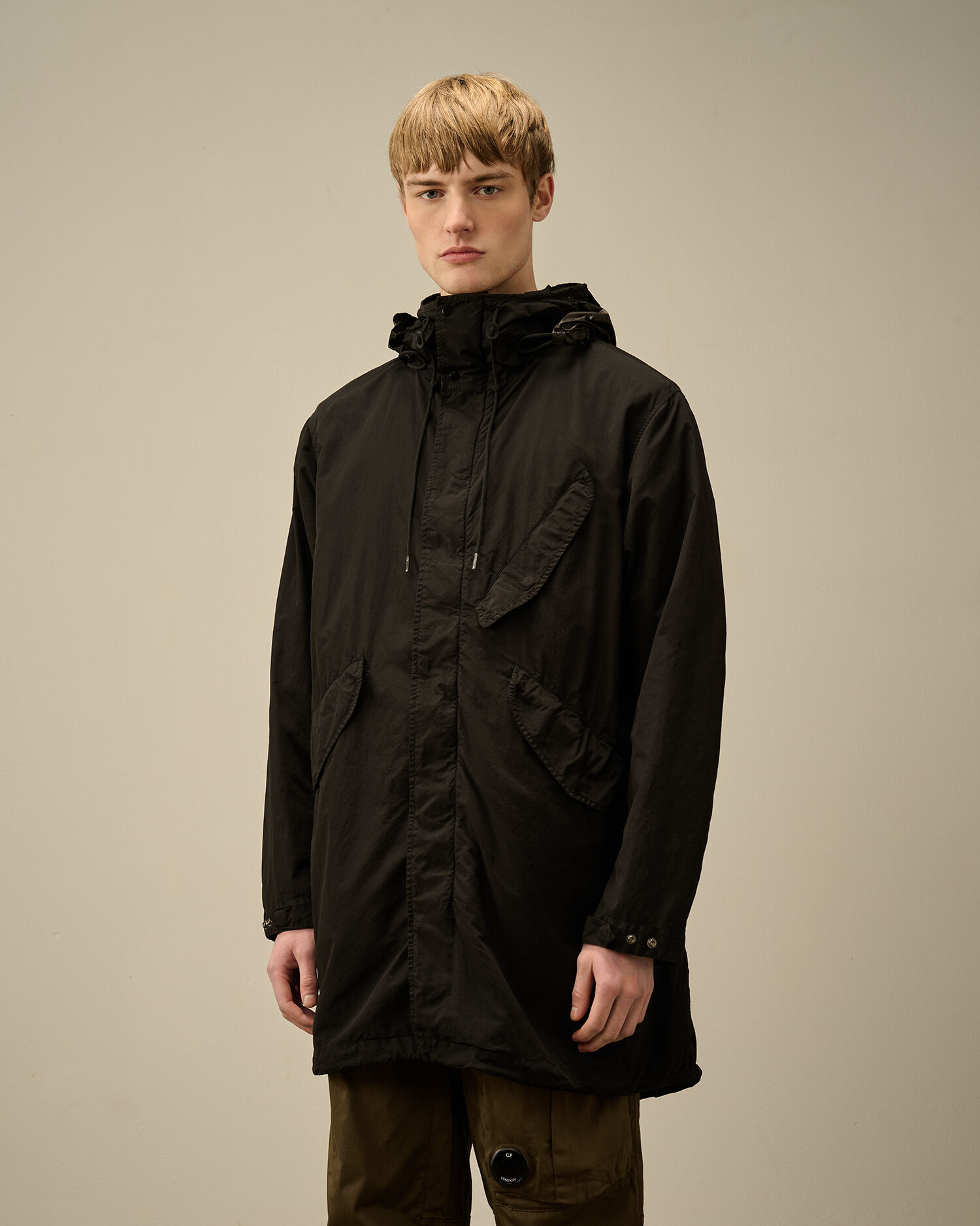 Flatt Nylon Goggle Fishtail Parka - 3