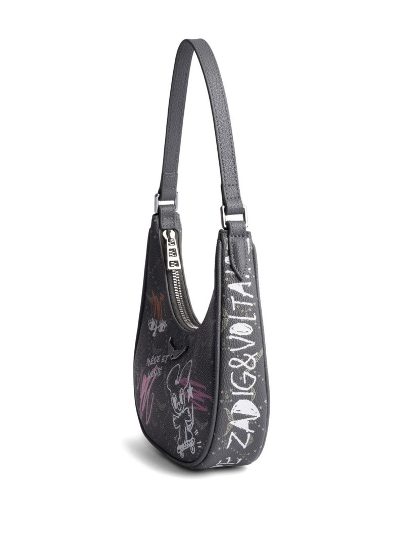 Zadig & Voltaire x Humberto Cruz Night Out monogram shoulder bag outlook