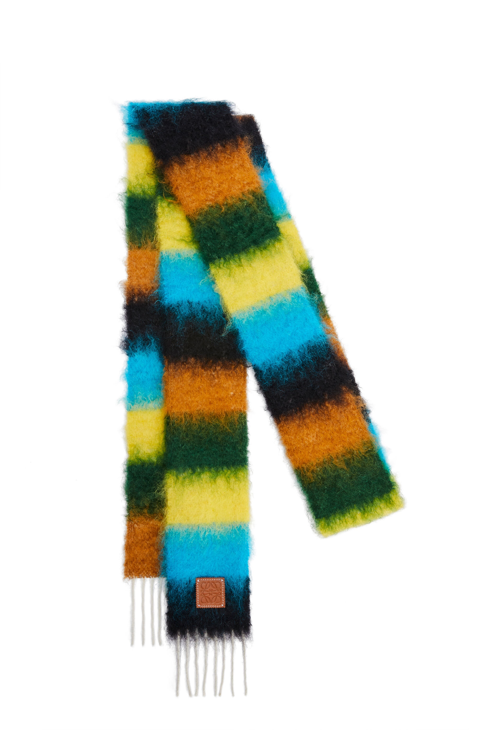 Stripe scarf in mohair - 2