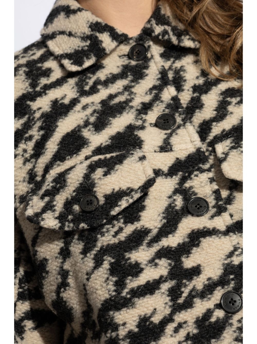 Ferida zebra-print coat - 5