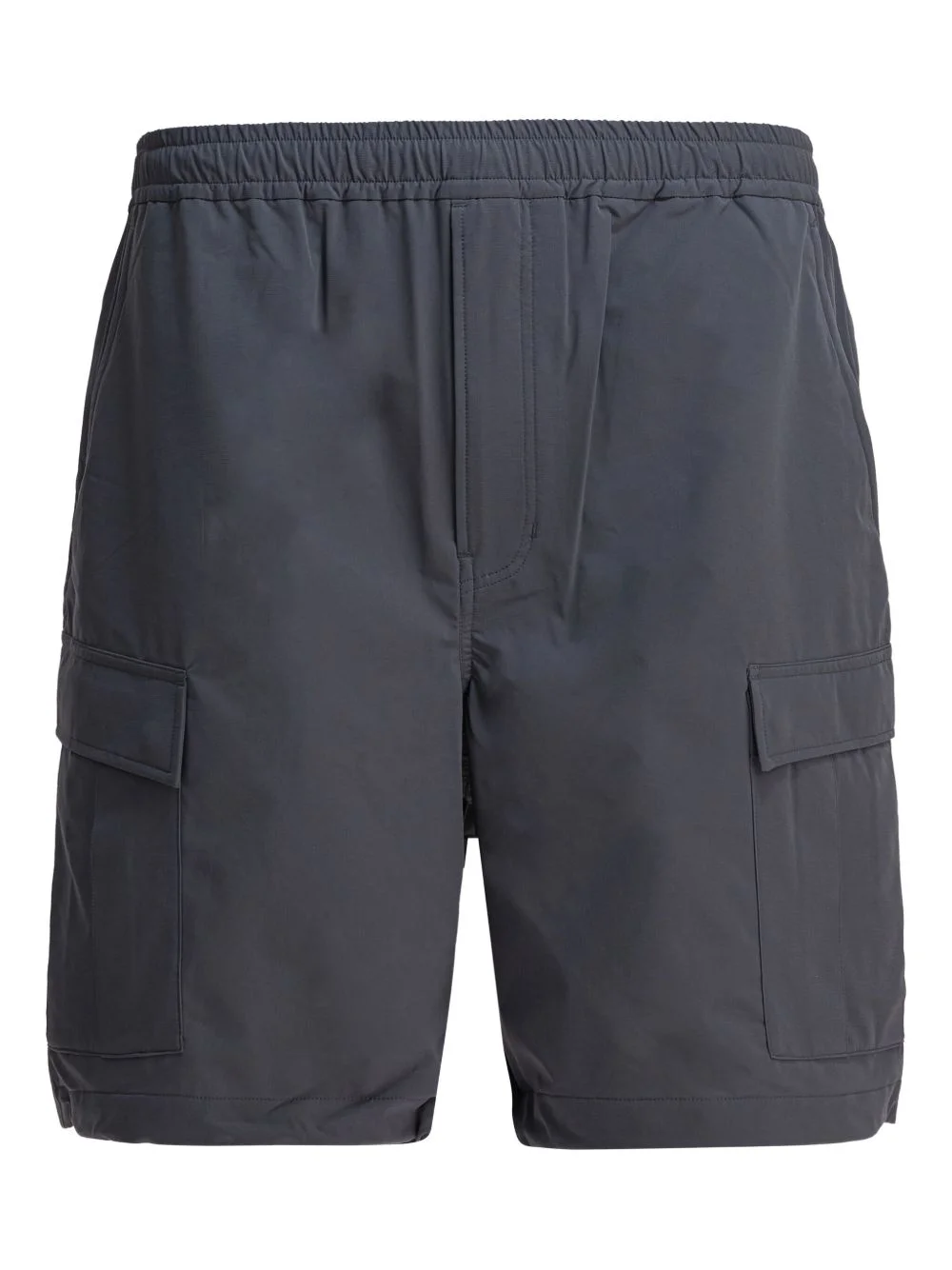 elasticated-waist cargo shorts - 1
