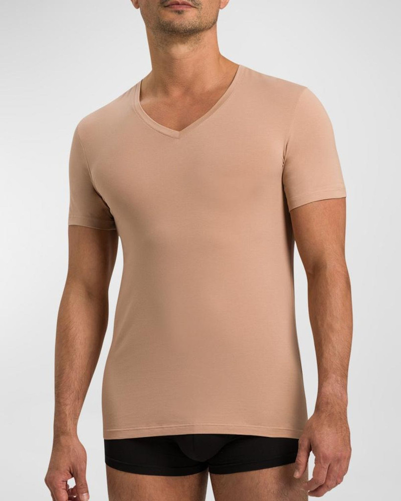 Cotton Superior V-Neck T-Shirt 4