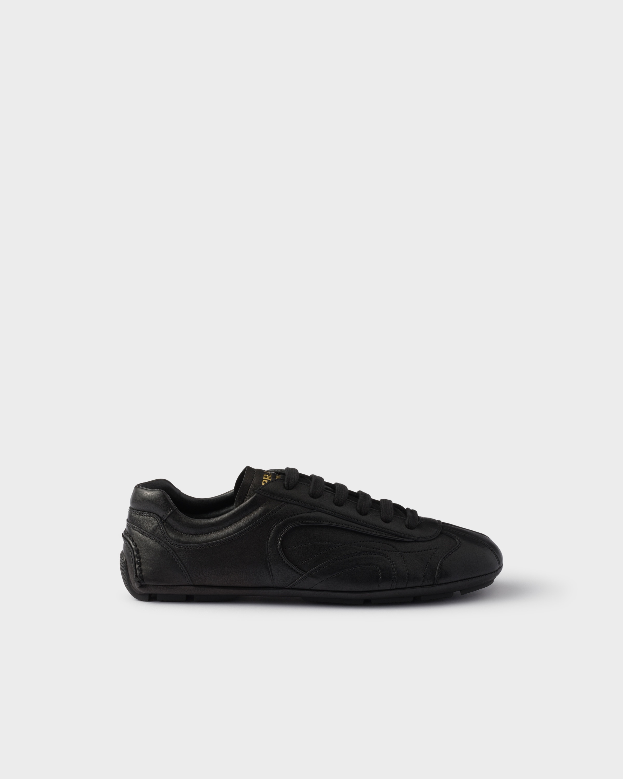 Antiqued nappa leather sneakers - 2