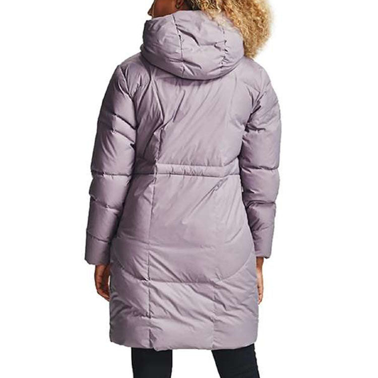 (WMNS) Under Armour Down Fleece Jacket 'Mauve' 1342791-585 - 4