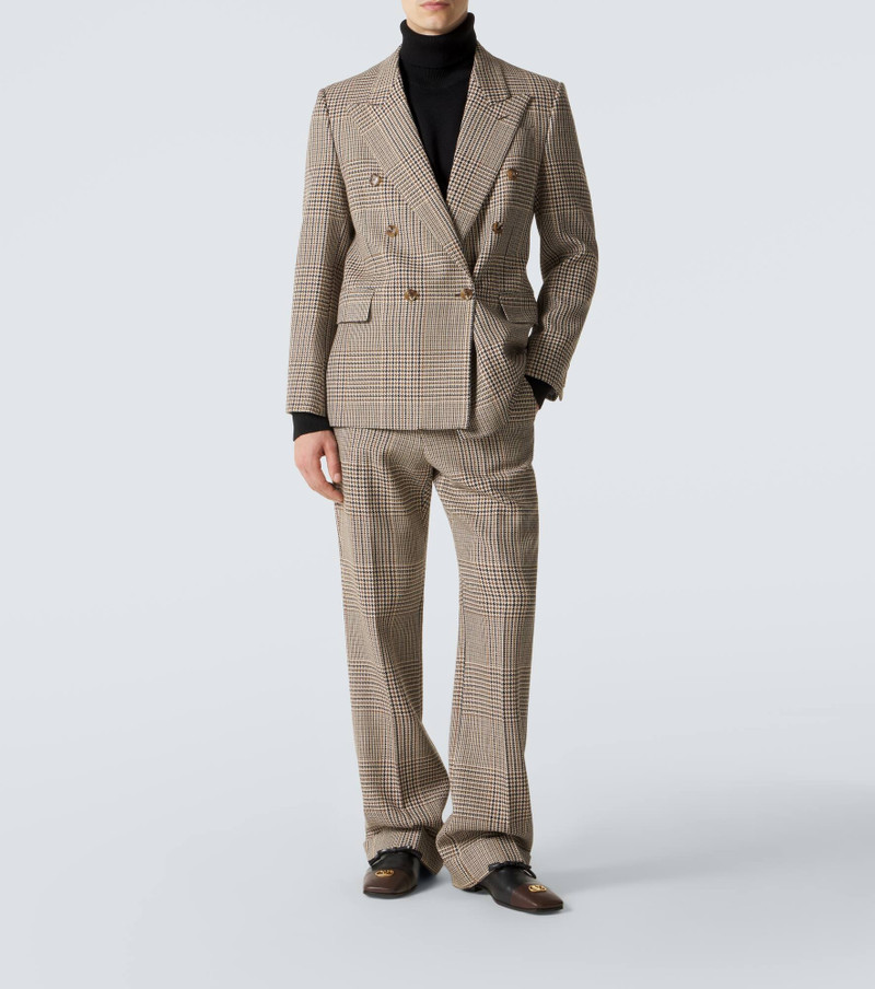 Valentino Prince of Wales check virgin wool blazer outlook