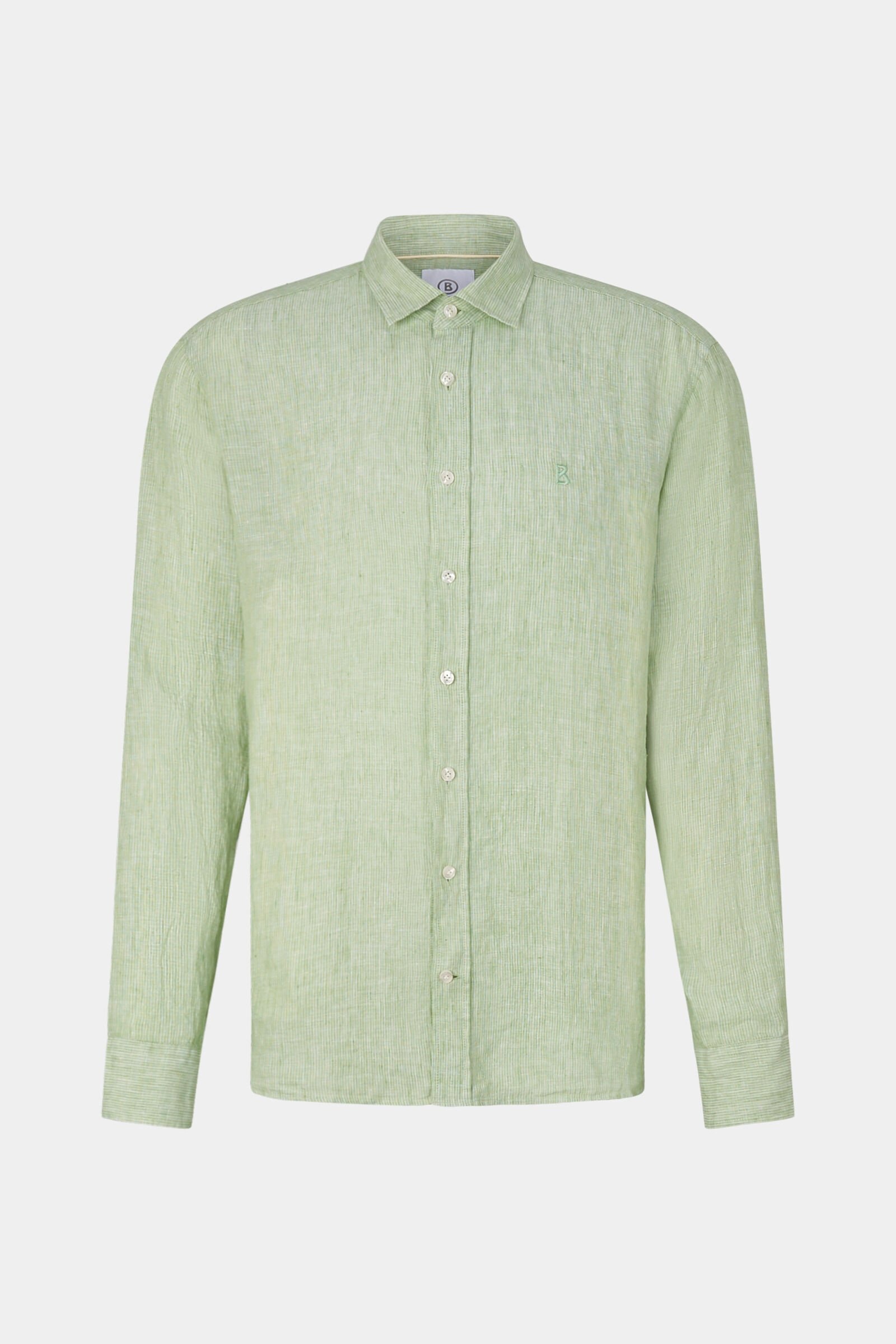 Timi Linen shirt in Light green - 1