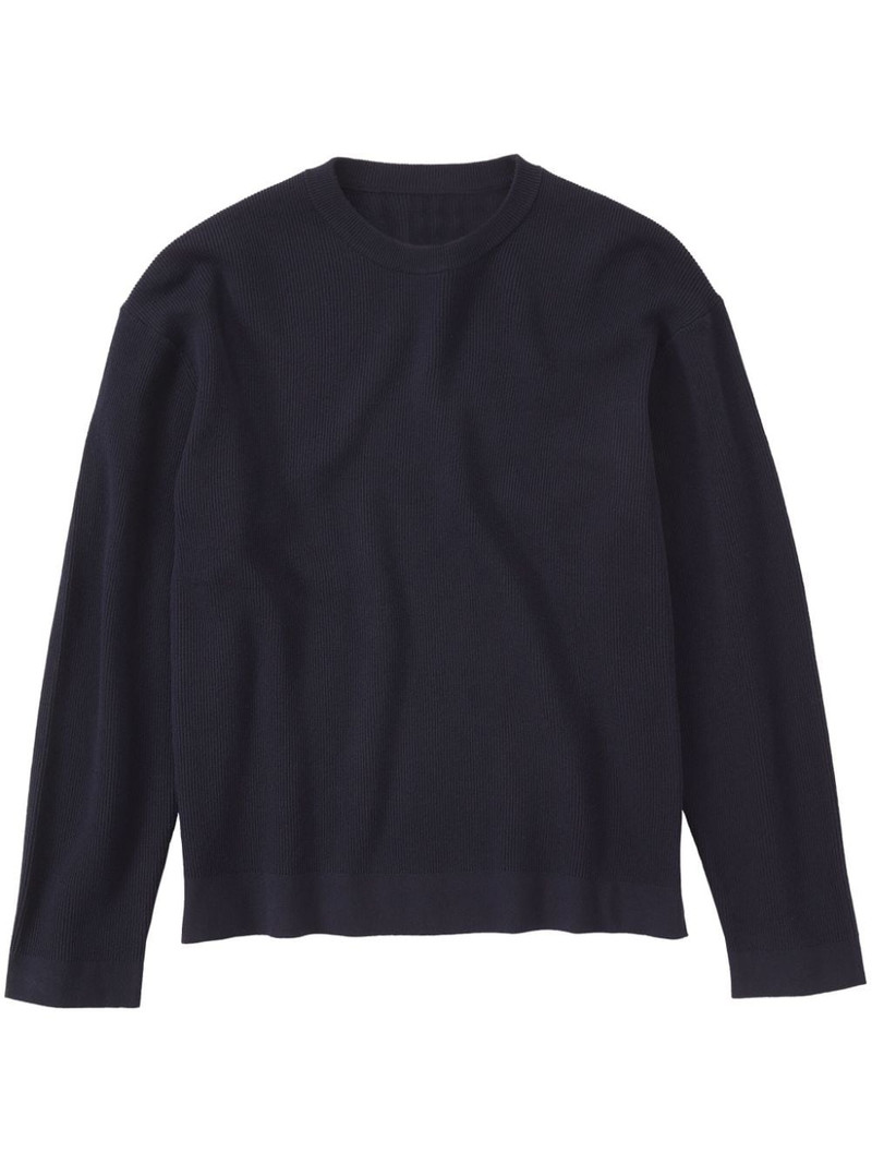 crew-neck fine-knit jumper 1