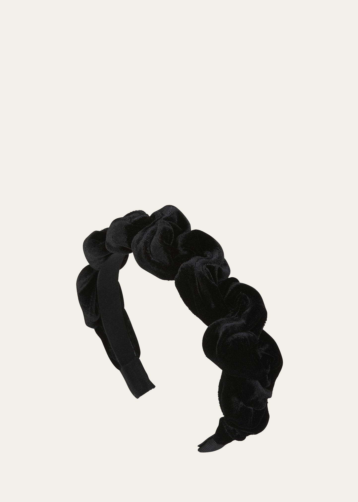 Lia Knot Velvet Headband - 1