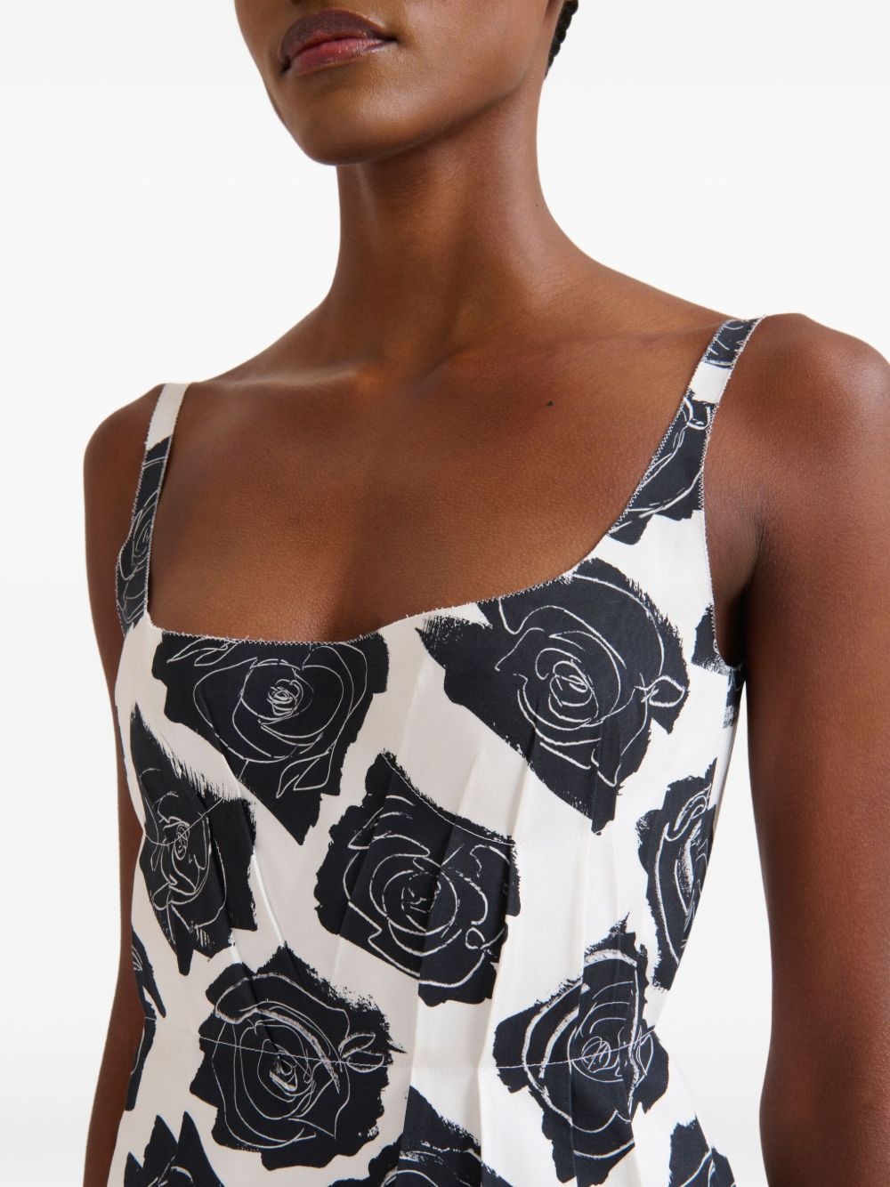 floral-print minidress - 5