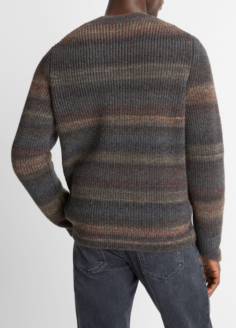 Vince Space-Dye Shaker Wool-Blend Sweater outlook