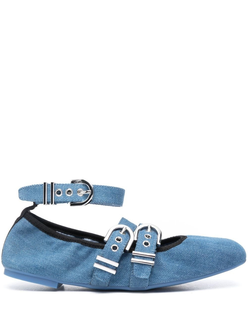 Maverick leather ballerina shoes 1