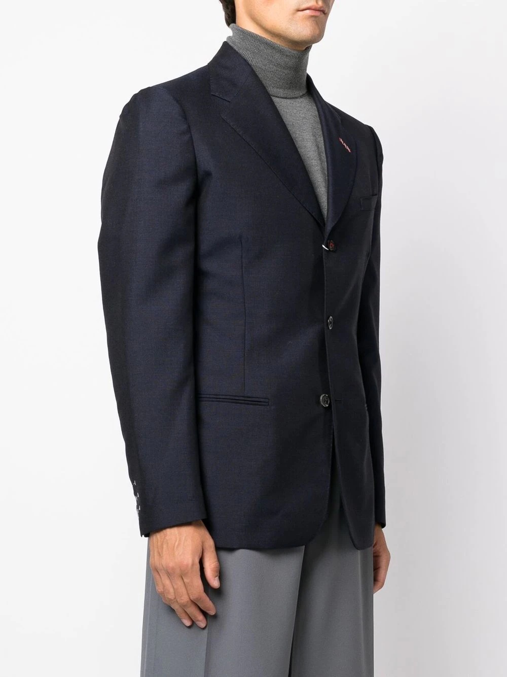 single-breasted tailored blazer - 4