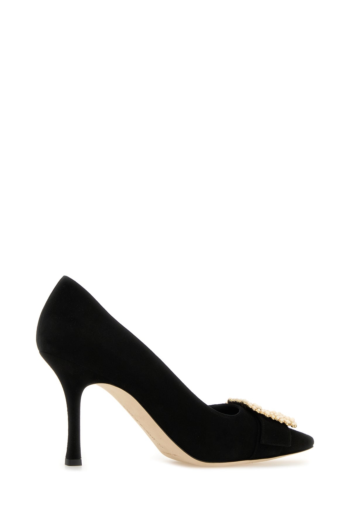 Black suede Giboa pumps - 3