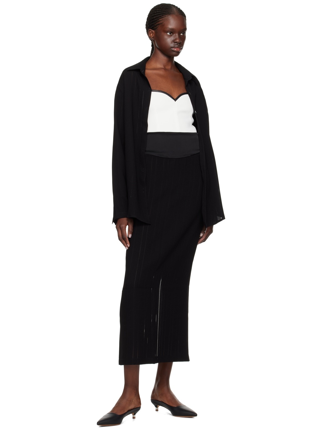 Black Drop Stitch Shirt - 4