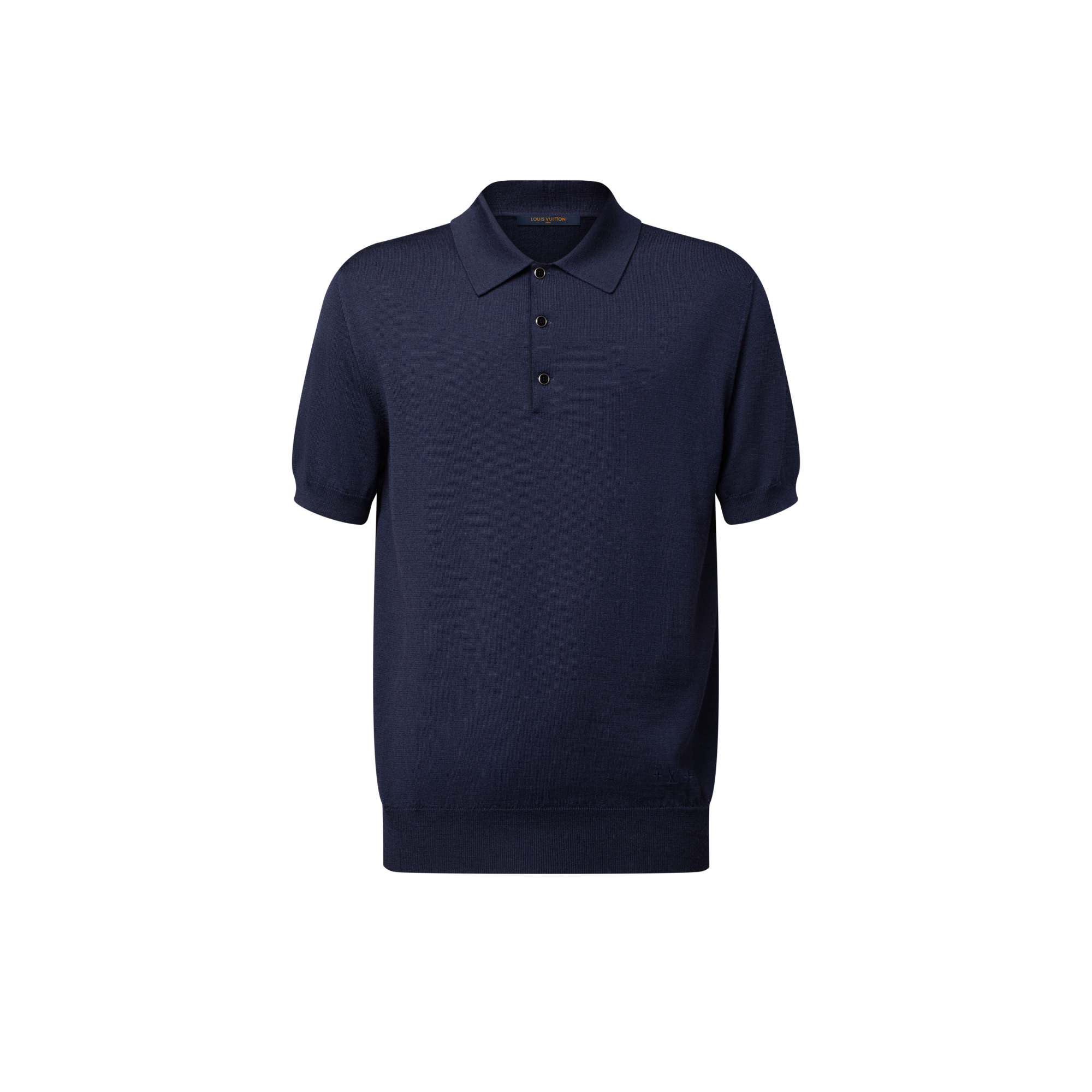 Signature Silk-Blend Short-Sleeved  Polo Shirt - 1