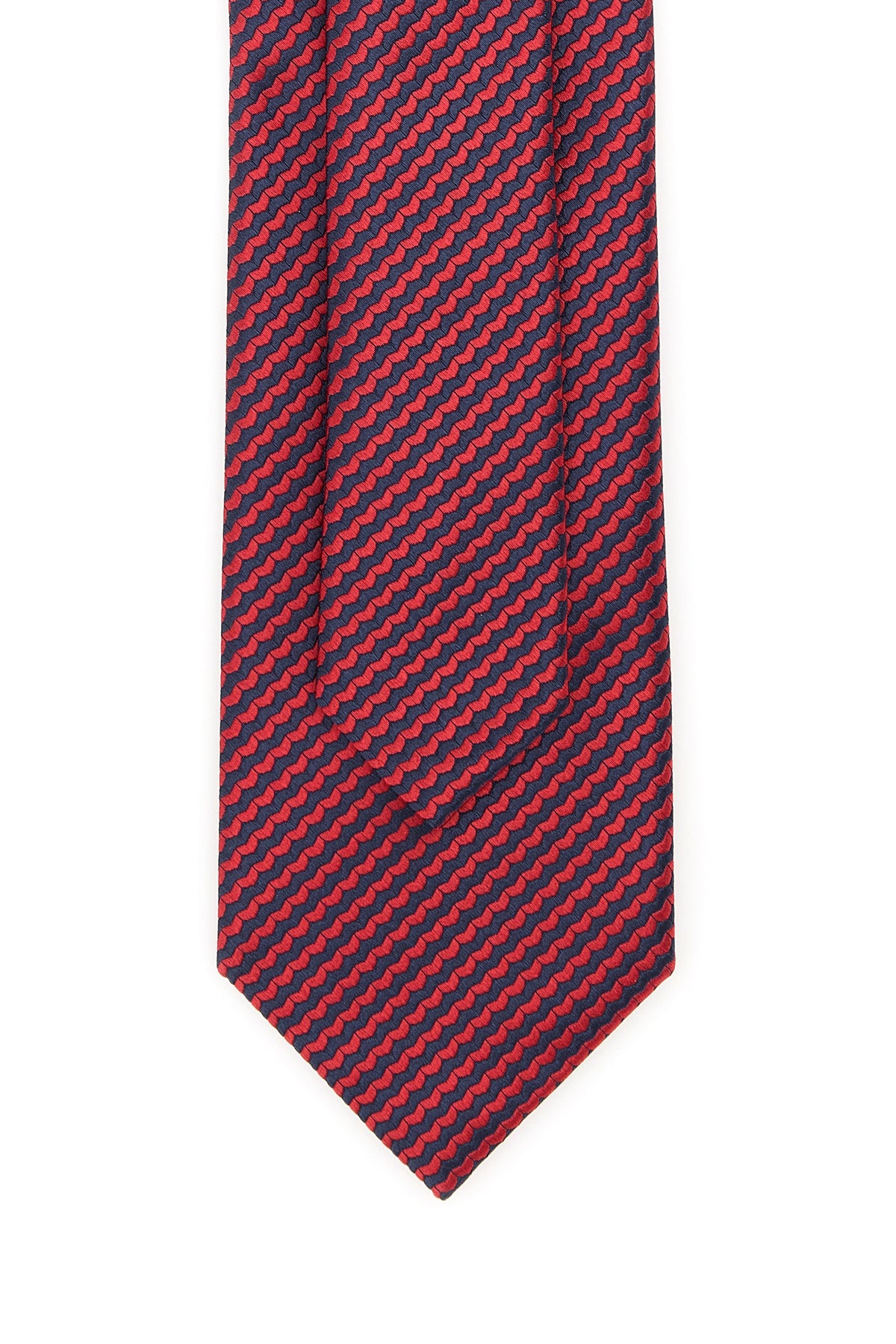 Embroidered silk tie - 3