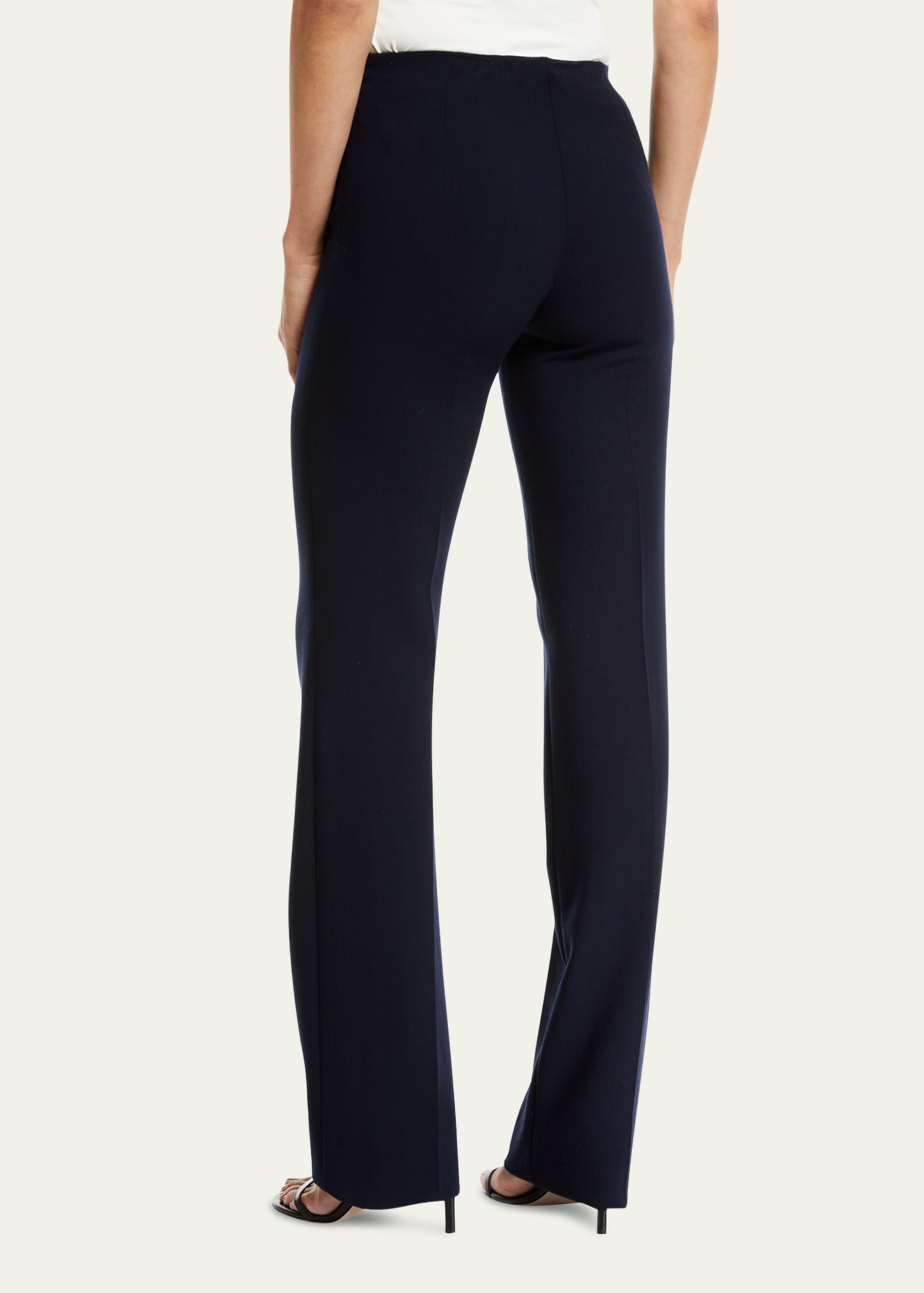 Carole Straight-Leg Wool Double-Face Pants - 3