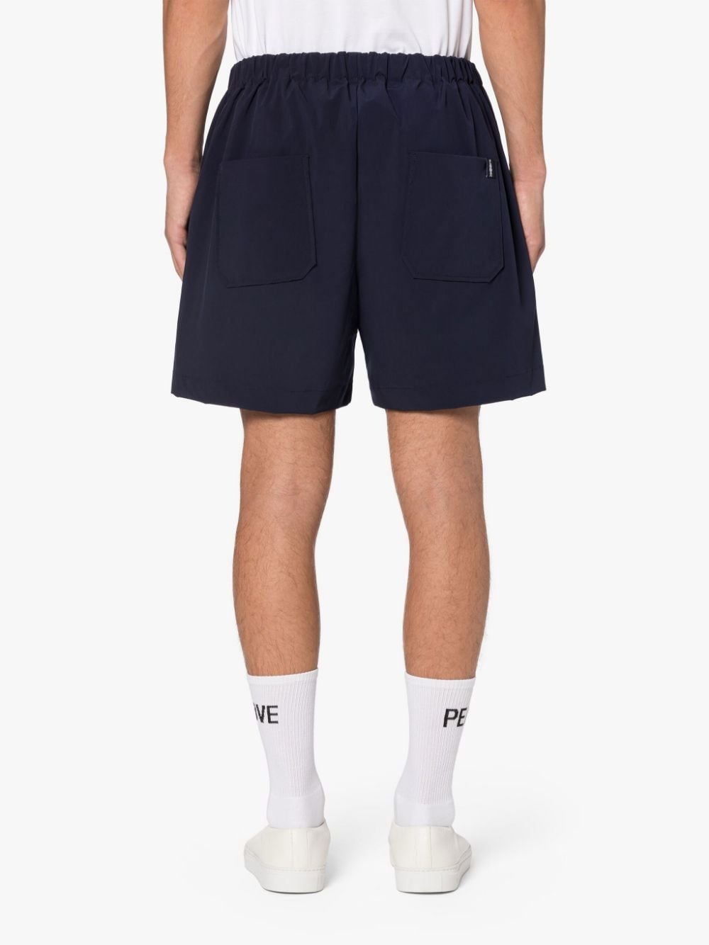PLAIN CAPTAIN NAVY ECO DRY SHORTS - 4