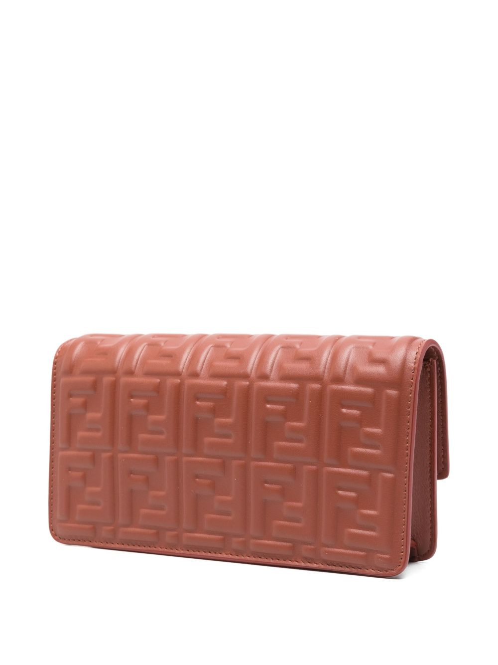 Baguette logo-plaque quilted clutch bag - 3