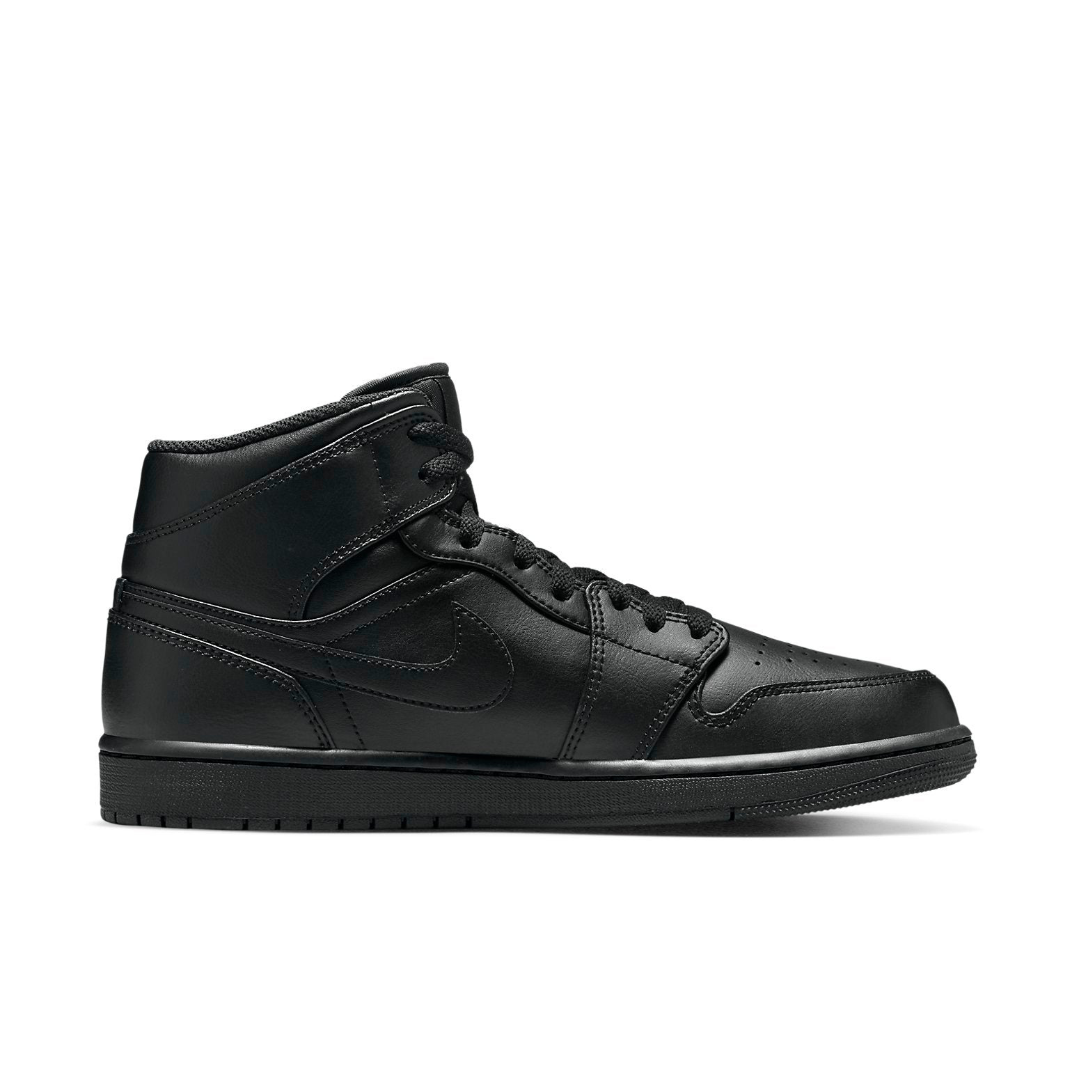 Air Jordan 1 Mid 'Triple Black' 2022 554724-093 - 2