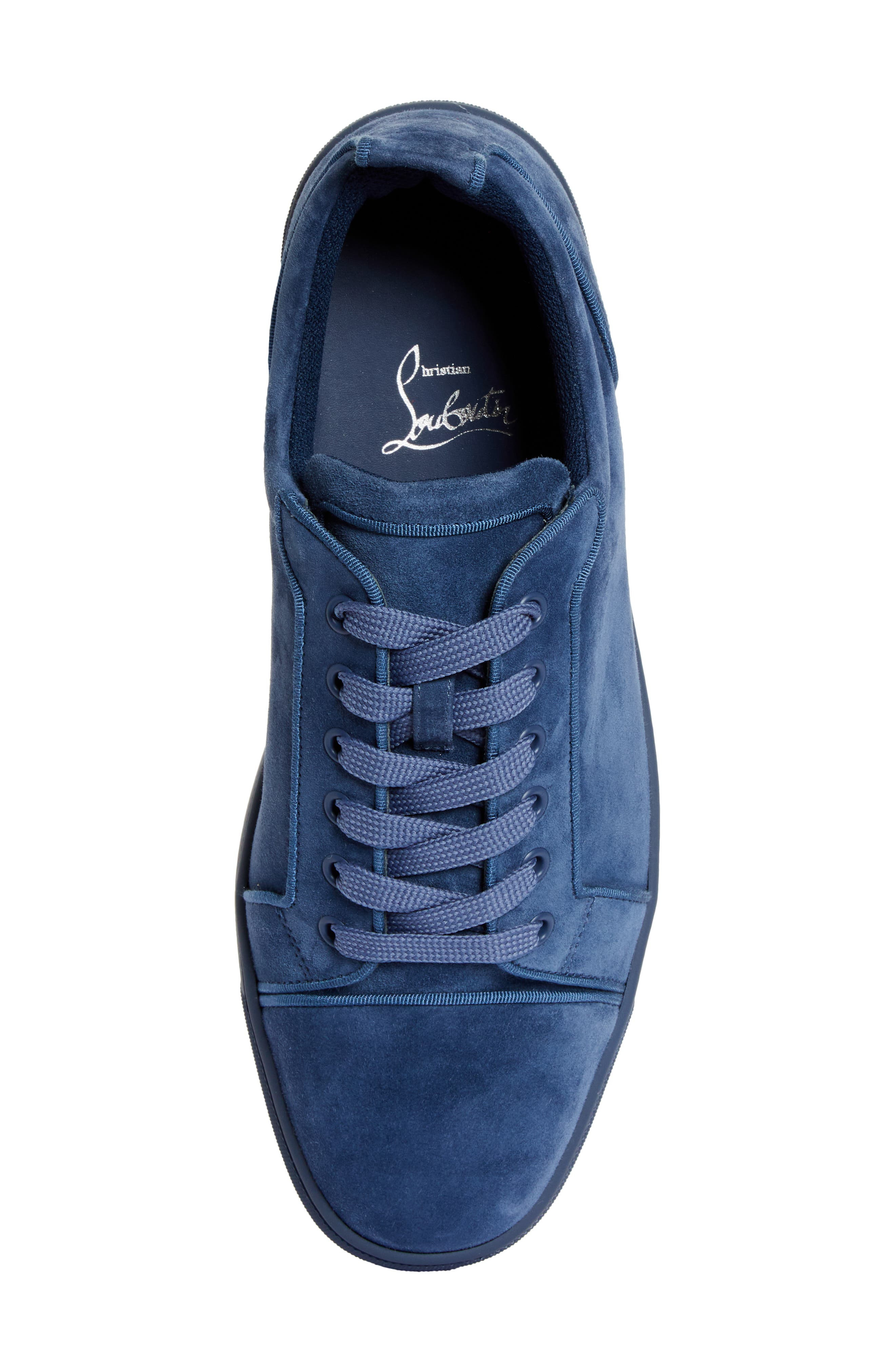 Christian Louboutin Louis Junior Sneaker in Denim at Nordstrom - 5