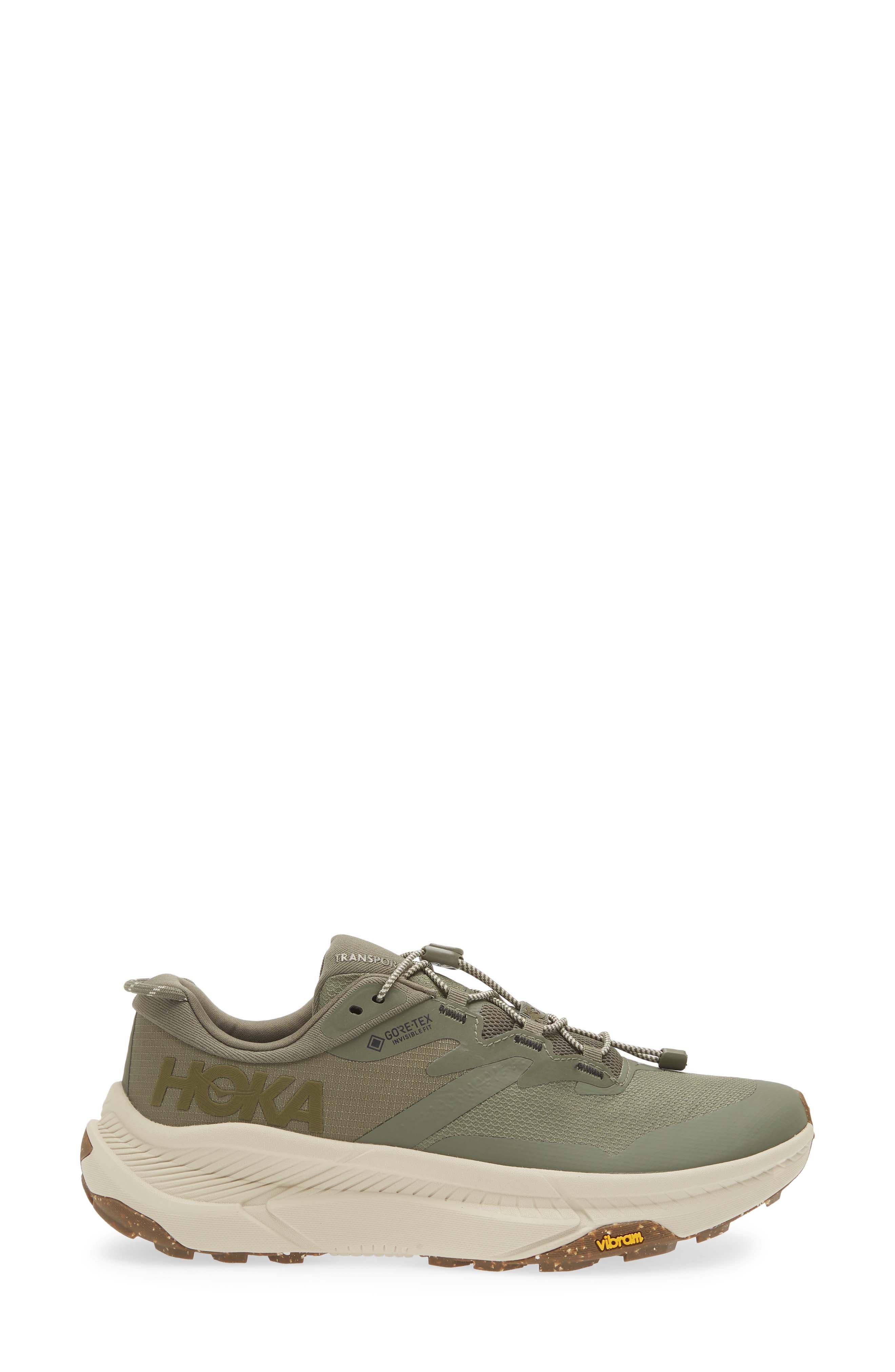 HOKA Transport Gore-Tex® Waterproof Running Shoe in Slate /Oat Milk at Nordstrom - 3
