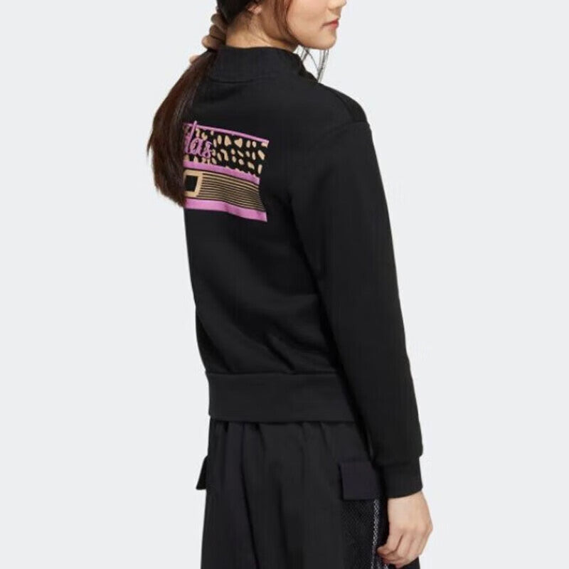 (WMNS) adidas Neo Vbe Sweatshirts 2 'Black' HN2369 - 3