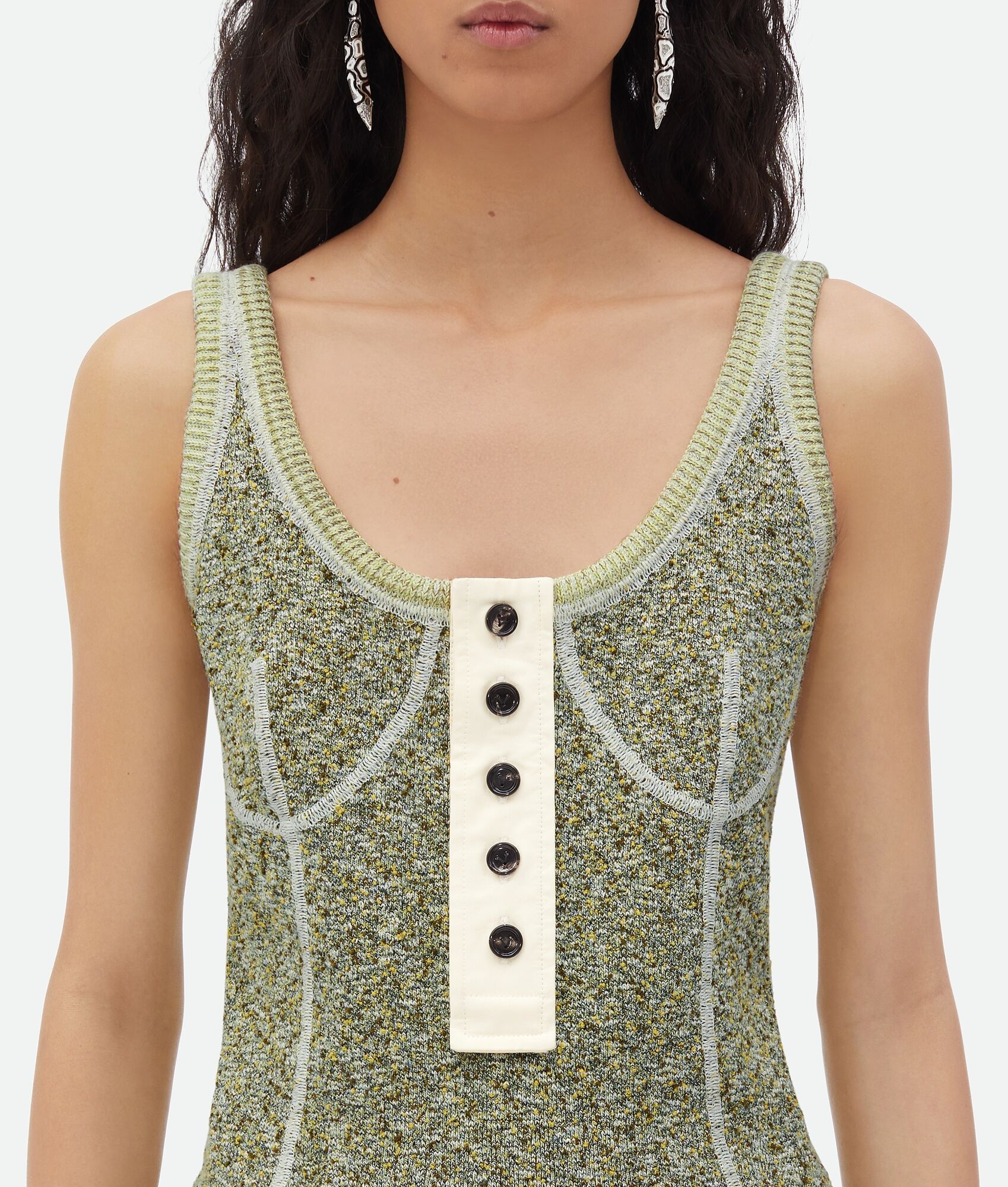 Textured Mouline Cotton Jersey Top - 5