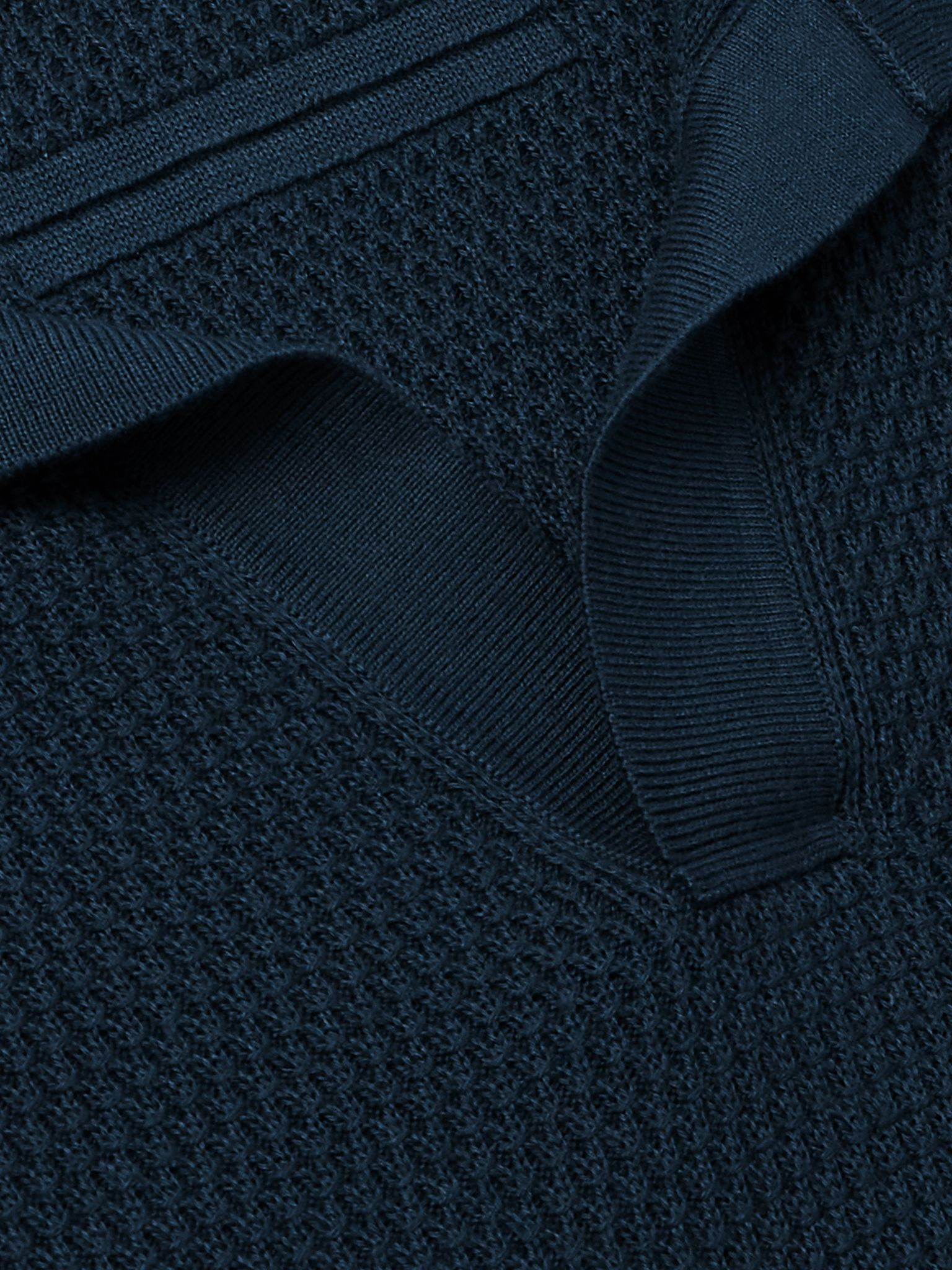 Slim-Fit Cotton-Piqué Polo Shirt Navy - 4